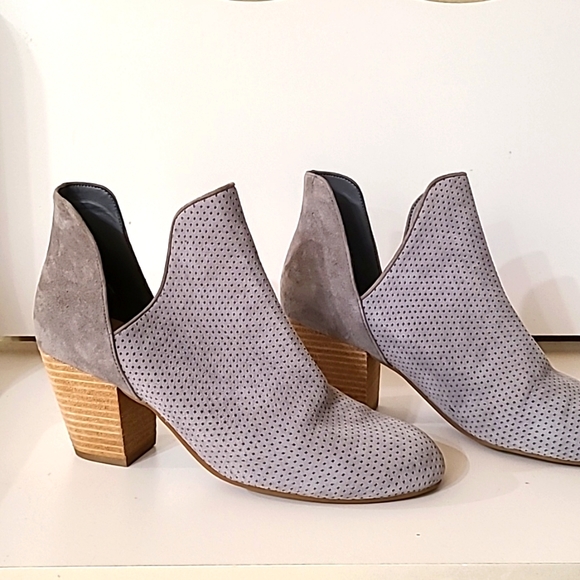 Cole Haan Shoes - Grey Cut-Out Booties